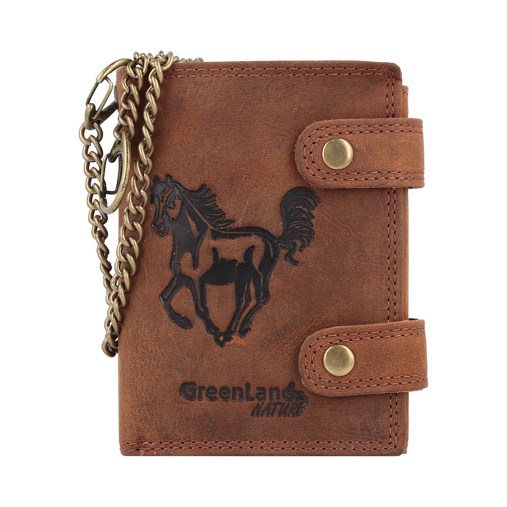 Greenland Nature Montenegro Portafoglio Protezione RFID Vera Pelle 2 cm Greenland Nature Montenegro Portafoglio Protezione RFID Vera Pelle 2 cm