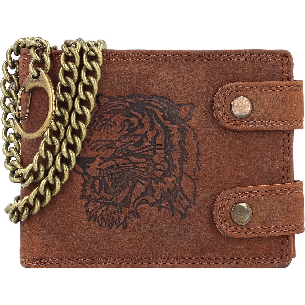 Greenland Nature Montenegro Portafoglio Protezione RFID Vera Pelle 12 cm Greenland Nature Montenegro Portafoglio Protezione RFID Vera Pelle 12 cm