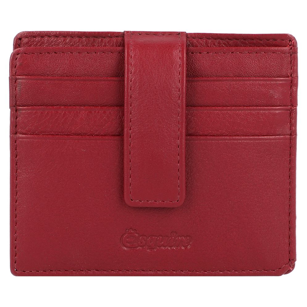 Esquire Oslo Custodia per carta di credito Protezione RFID Vera Pelle 9.5 cm