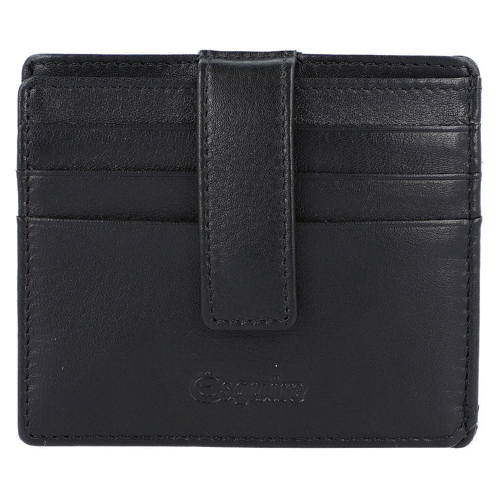 Esquire Oslo Custodia per carta di credito Protezione RFID Vera Pelle 9.5 cm