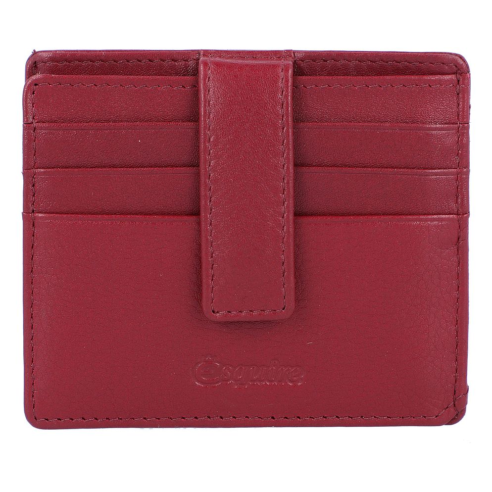 Esquire Oslo Custodia per carta di credito Protezione RFID Vera Pelle 9.5 cm