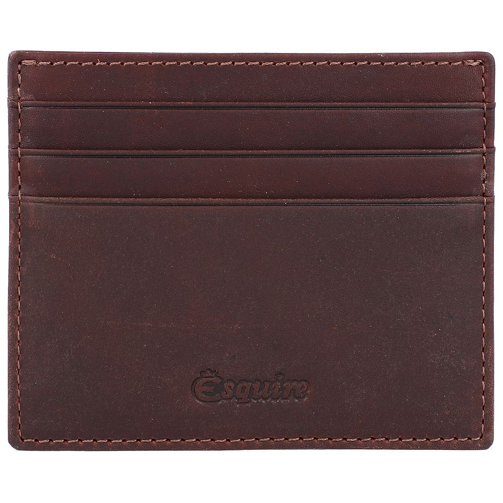 Esquire Oslo Custodia per carta di credito Protezione RFID Vera Pelle 10 cm
