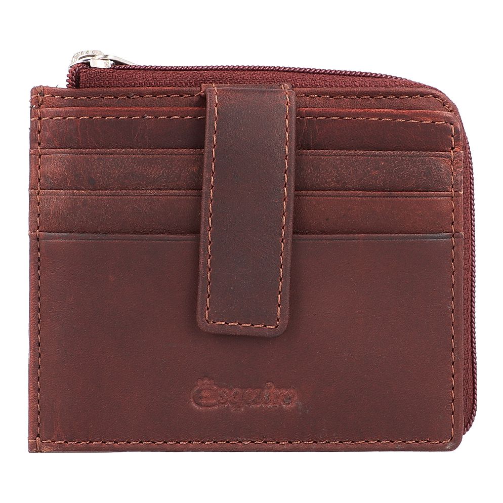 Esquire Oslo Custodia per carta di credito Protezione RFID Vera Pelle 10.5 cm