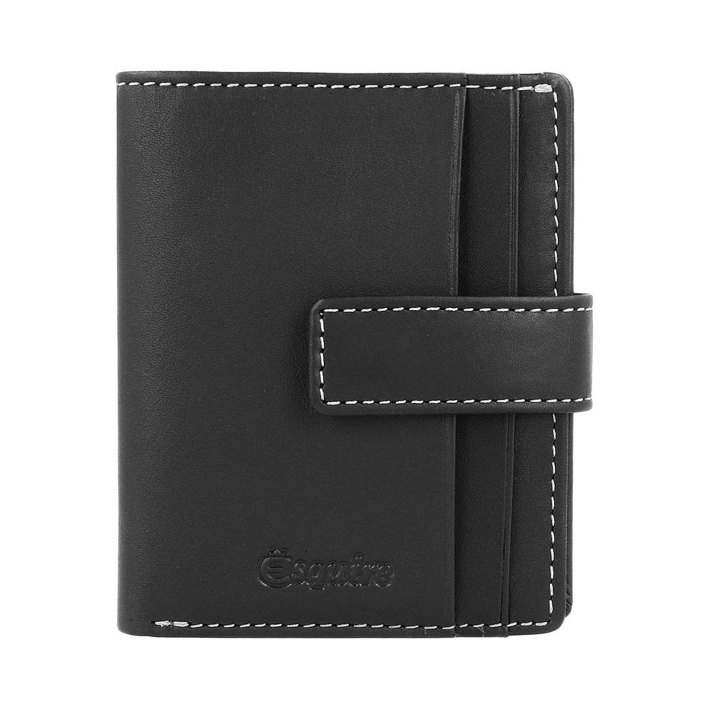 Esquire Oslo Custodia per carta di credito Protezione RFID Vera Pelle 8.5 cm