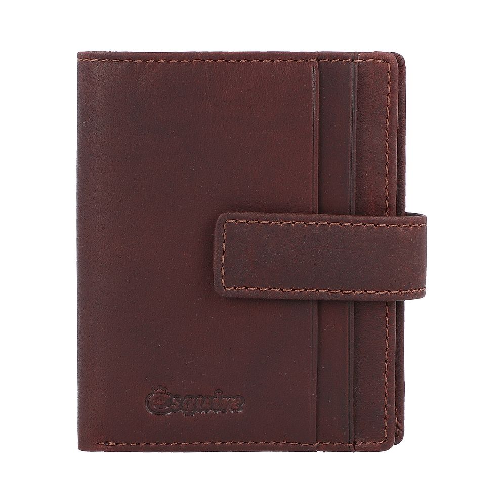 Esquire Oslo Custodia per carta di credito Protezione RFID Vera Pelle 8.5 cm