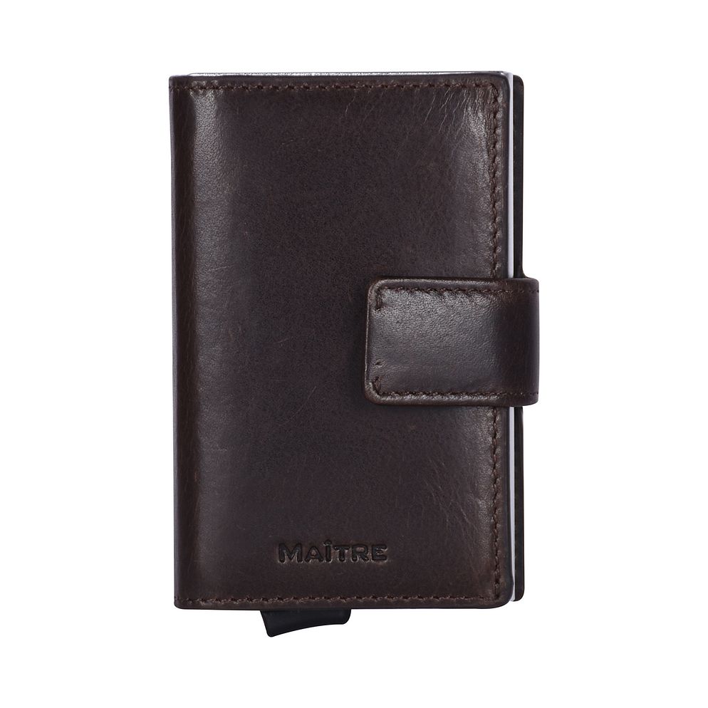 Maître Birkheim C-Two Custodia per carta di credito Protezione RFID Vera Pelle 6.5 cm