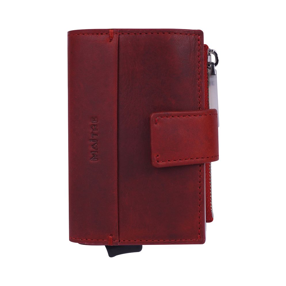 Maître Birkenfeld C-Four Custodia per carta di credito Protezione RFID Vera Pelle 10 cm