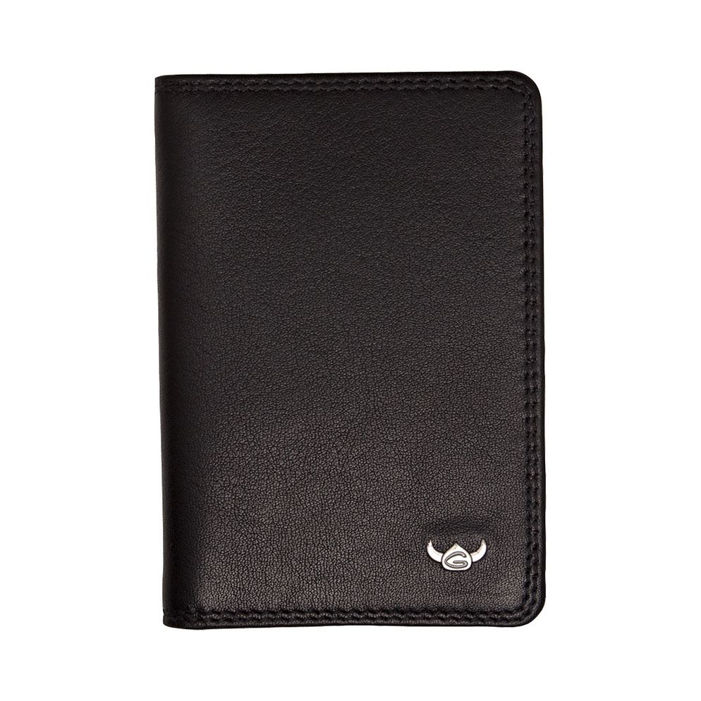 Golden Head Polo Custodia per carta di credito Protezione RFID Vera Pelle 7 cm Golden Head Polo Custodia per carta di credito Protezione RFID Vera Pelle 7 cm