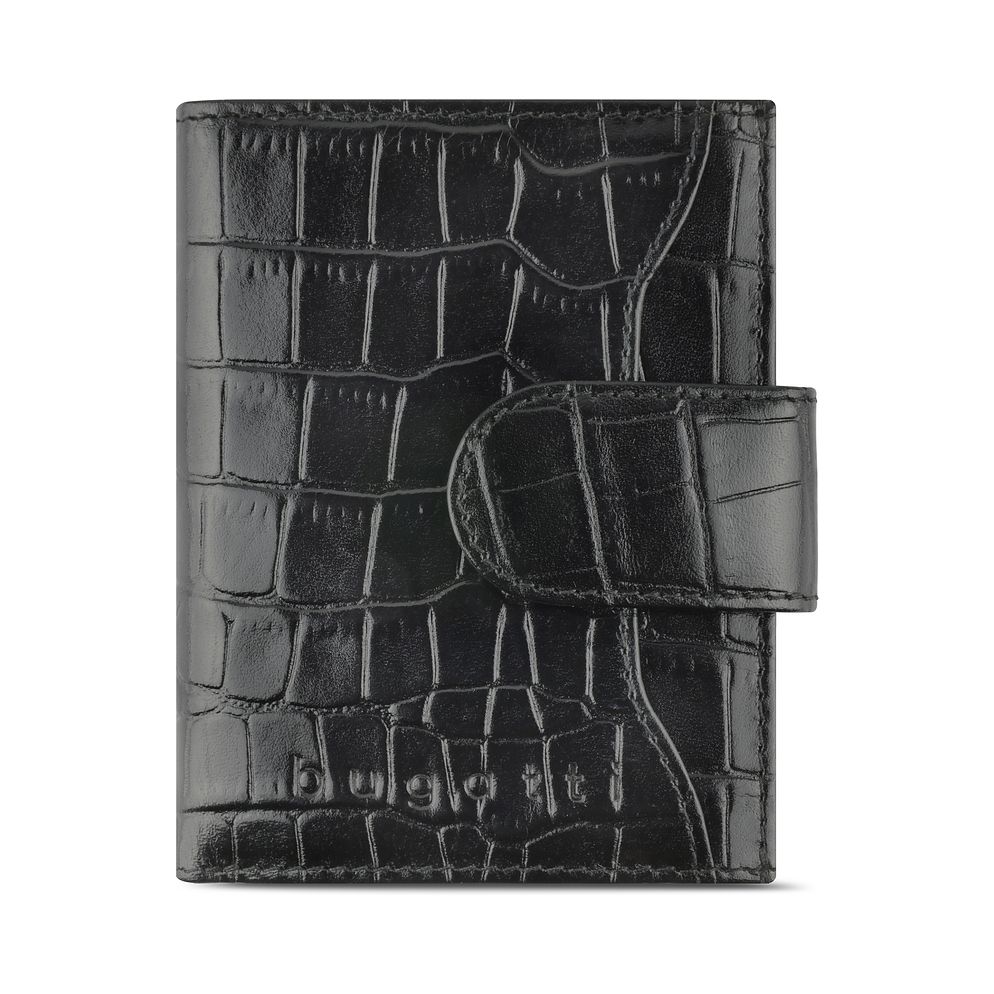 bugatti Secure Smart Custodia per carta di credito Protezione RFID Vera Pelle 8 cm bugatti Secure Smart Custodia per carta di credito Protezione RFID Vera Pelle 8 cm