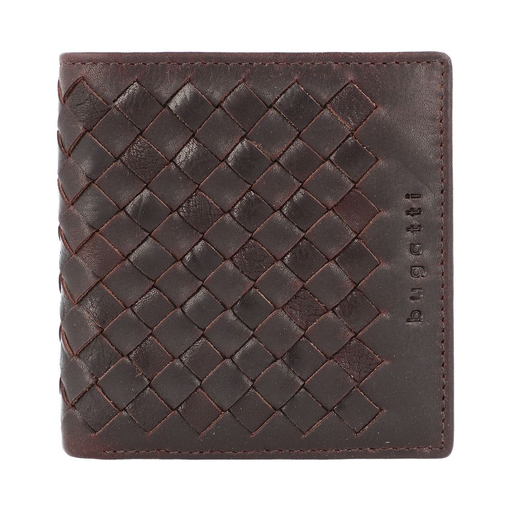bugatti Woven Portafoglio Vera Pelle 11 cm Scatola regalo bugatti Woven Portafoglio Vera Pelle 11 cm Scatola regalo