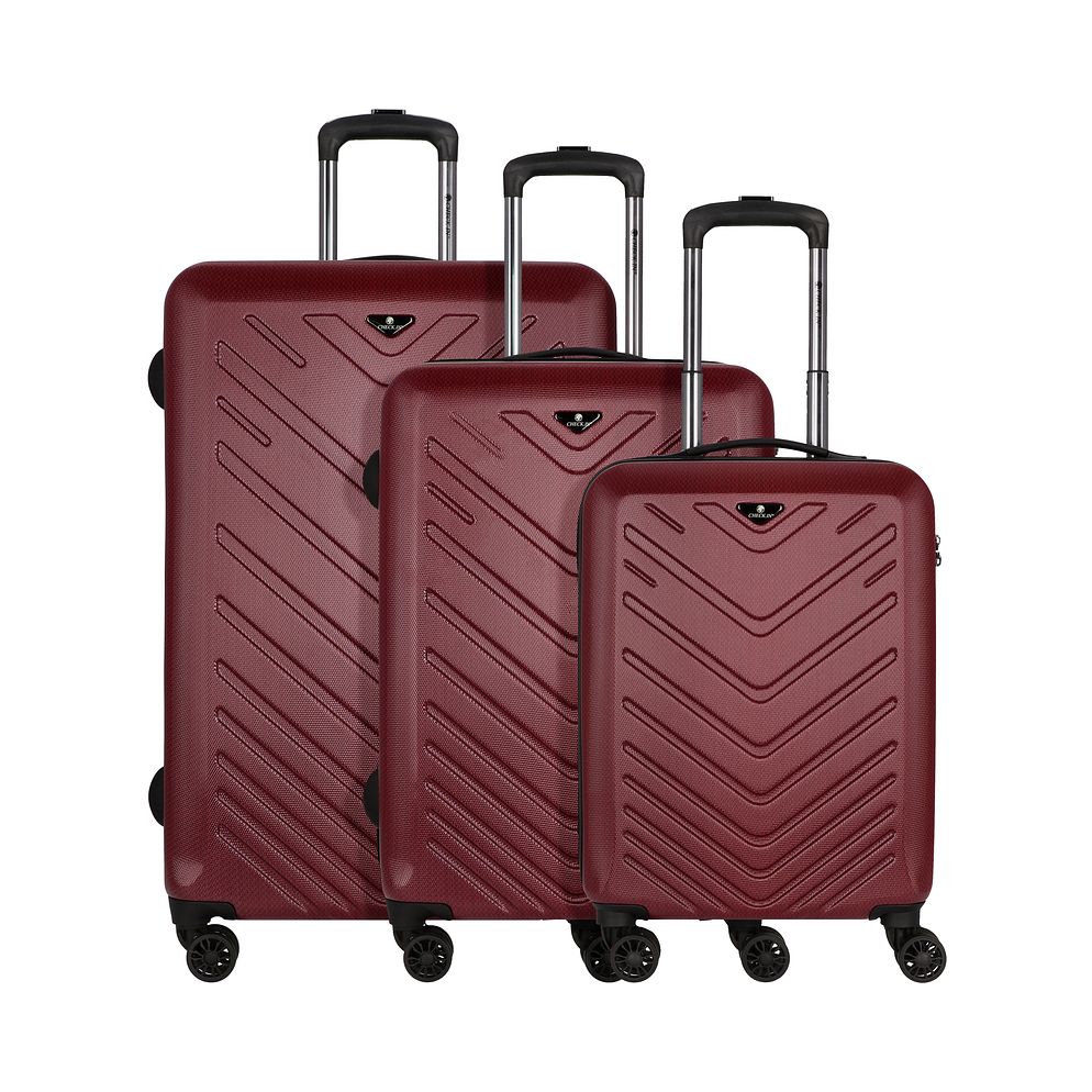 CHECK.IN Mailand 4 ruote Set di valigie 3 pezzi