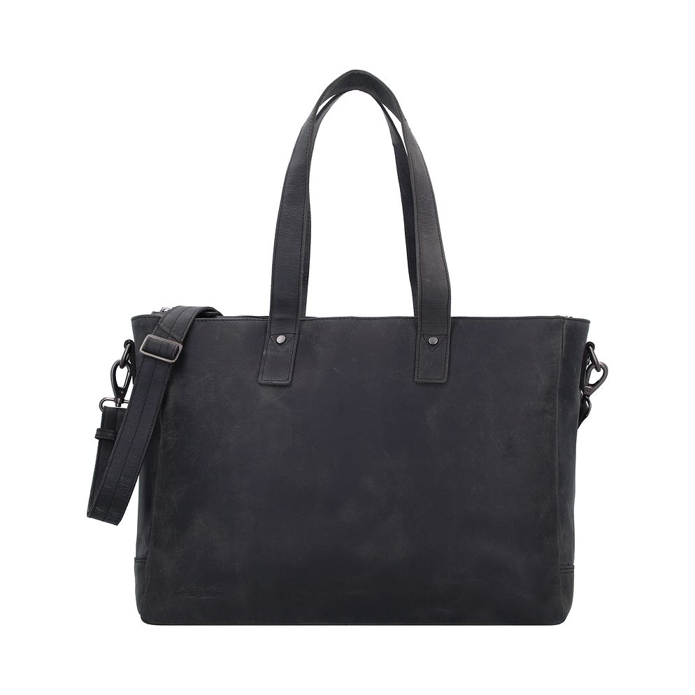Plevier Retro Hopper Borsa shopper Vera Pelle 41 cm Vano porta PC Plevier Retro Hopper Borsa shopper Vera Pelle 41 cm Vano porta PC