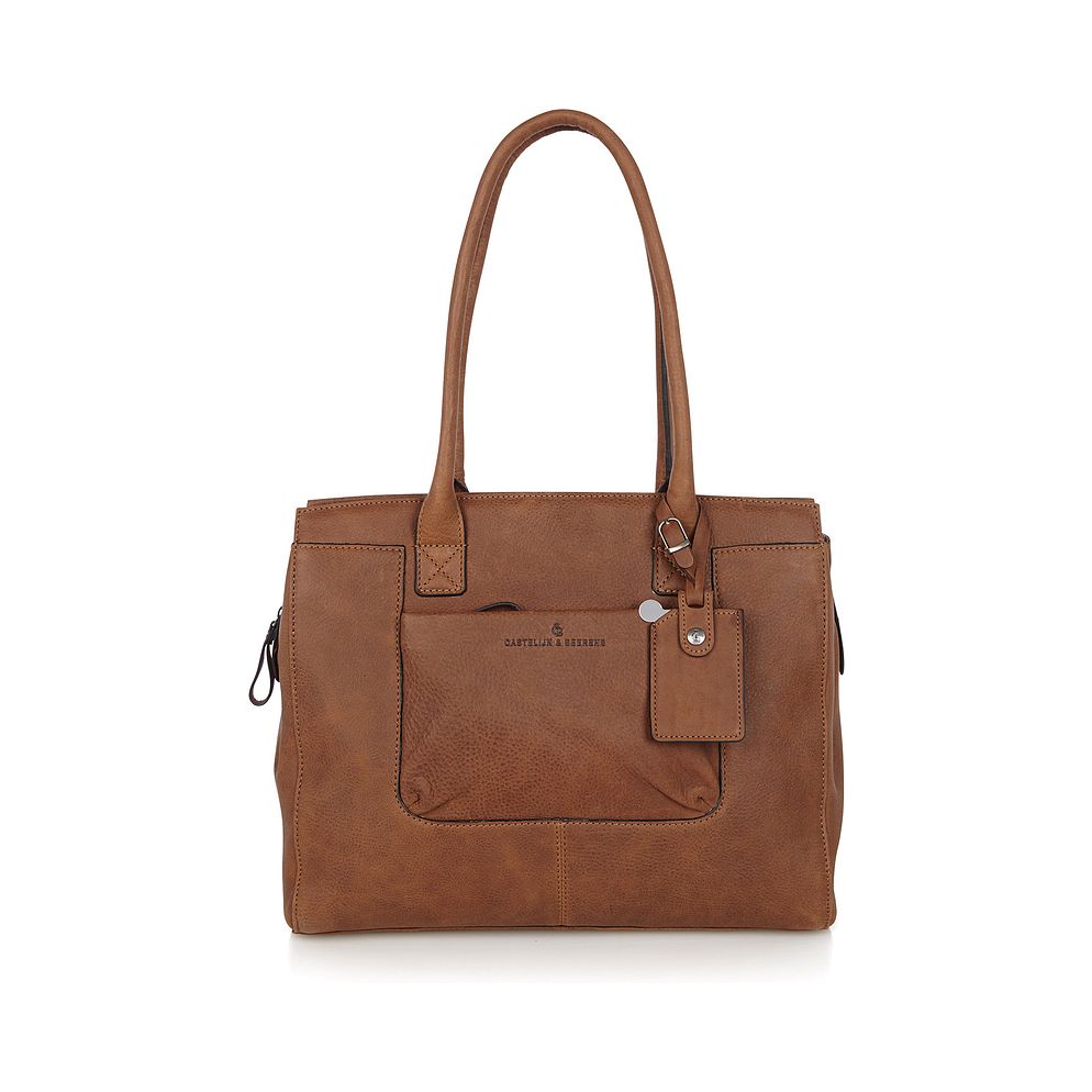 Castelijn & Beerens Carisma Borsa a spalla Protezione RFID Vera Pelle 38 cm Vano porta PC Castelijn & Beerens Carisma Borsa a spalla Protezione RFID Vera Pelle 38 cm Vano porta PC