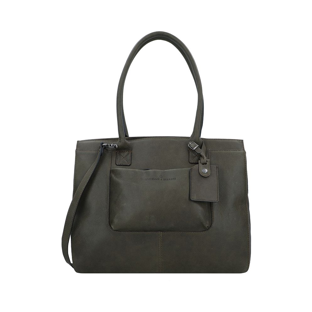Castelijn & Beerens Carisma Borsa a spalla Protezione RFID Vera Pelle 38 cm Vano porta PC Castelijn & Beerens Carisma Borsa a spalla Protezione RFID Vera Pelle 38 cm Vano porta PC