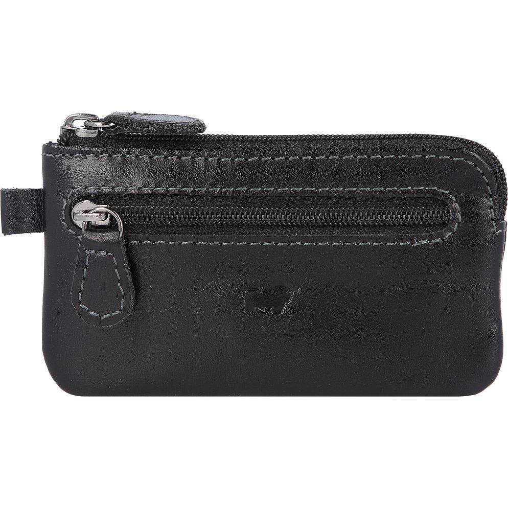 Braun Büffel Arezzo Portafoglio chiave Vera Pelle 11.5 cm Braun Büffel Arezzo Portafoglio chiave Vera Pelle 11.5 cm