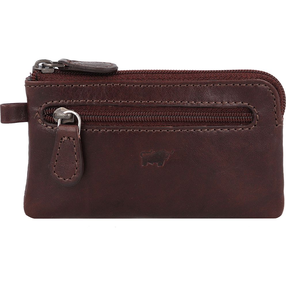 Braun Büffel Arezzo Portafoglio chiave Vera Pelle 11.5 cm Braun Büffel Arezzo Portafoglio chiave Vera Pelle 11.5 cm