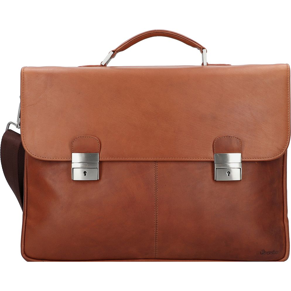 Esquire Dallas Valigetta Vera Pelle 42 cm Vano porta PC Esquire Dallas Valigetta Vera Pelle 42 cm Vano porta PC