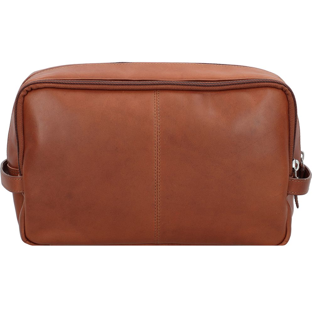 Esquire Dallas Borsa da toilette Vera Pelle 27 cm