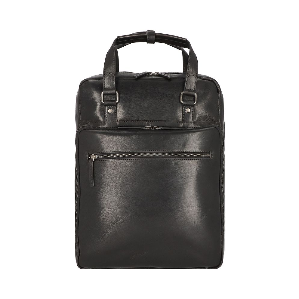 Leonhard Heyden Roma Zaino da lavoro Vera Pelle 42 cm Vano porta PC