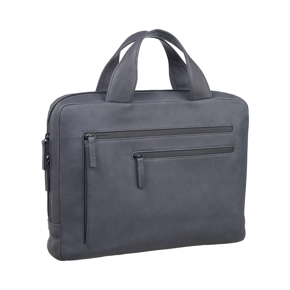 Leonhard Heyden Den Haag Valigetta Vera Pelle 38 cm Vano porta PC Leonhard Heyden Den Haag Valigetta Vera Pelle 38 cm Vano porta PC