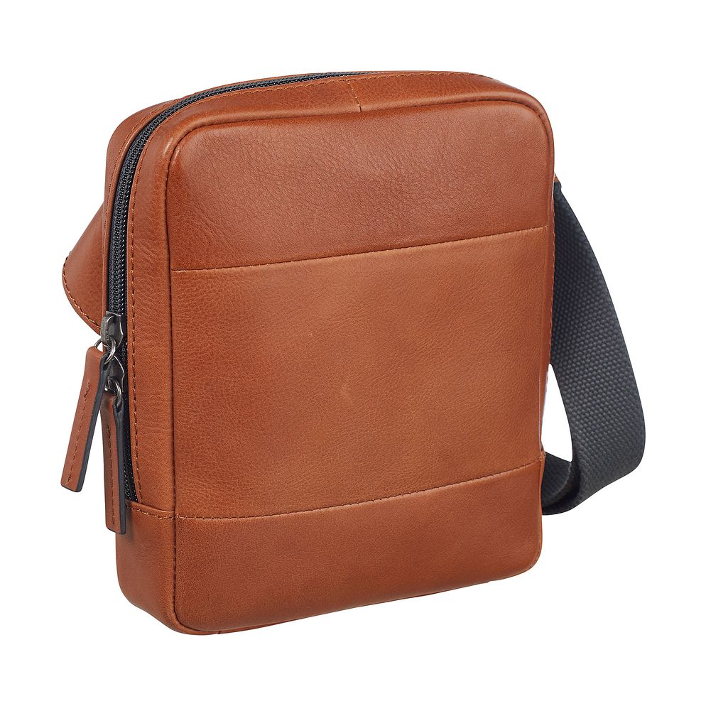 Leonhard Heyden Hamburg Borsa a tracolla Vera Pelle 16 cm