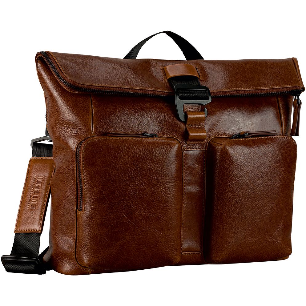 Leonhard Heyden Porto Borsa a tracolla Vera Pelle 32 cm Leonhard Heyden Porto Borsa a tracolla Vera Pelle 32 cm