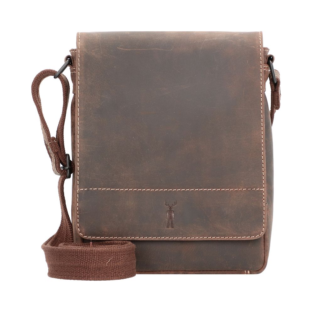 Jack Kinsky Baltimore Borsa a tracolla Vera Pelle 19 cm