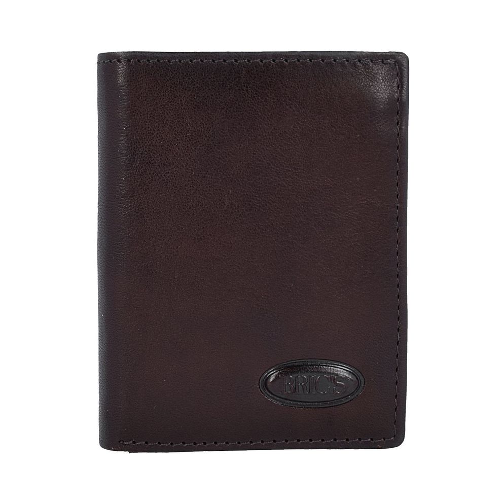 Bric's Monte Rosa Portafoglio Protezione RFID Vera Pelle 9.5 cm