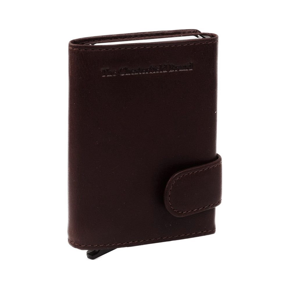 The Chesterfield Brand Leicester Custodia per carta di credito Protezione RFID Vera Pelle 7 cm