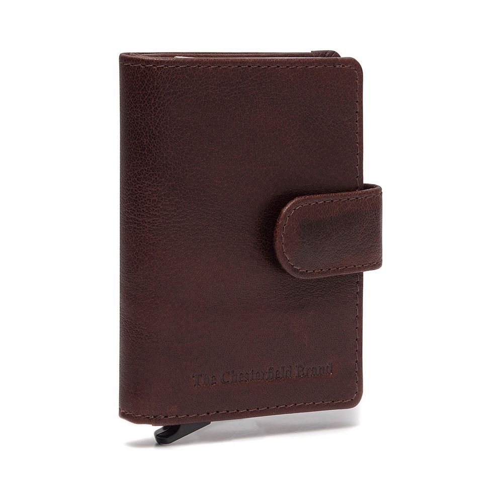 The Chesterfield Brand Prague Custodia per carta di credito Protezione RFID Vera Pelle 7 cm