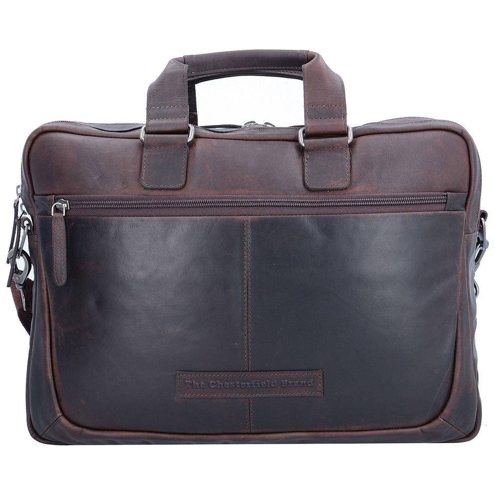 The Chesterfield Brand Wax Pull Up Valigetta Vera Pelle 40 cm Vano porta PC