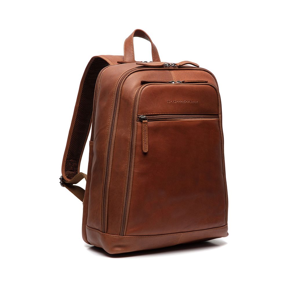 The Chesterfield Brand Wax Pull Up Zaino da lavoro Vera Pelle 39 cm Vano porta PC