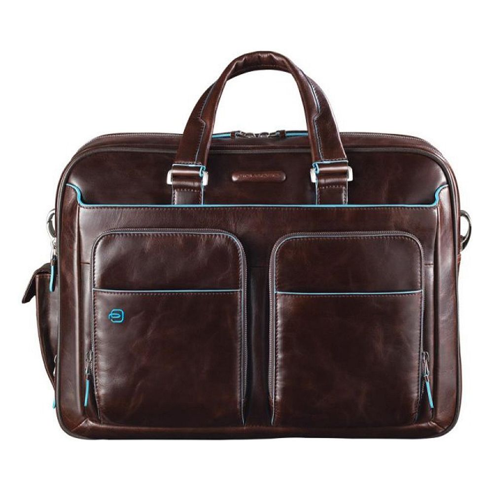 Piquadro Blue Square Valigetta Vera Pelle 41 cm Vano porta PC Piquadro Blue Square Valigetta Vera Pelle 41 cm Vano porta PC