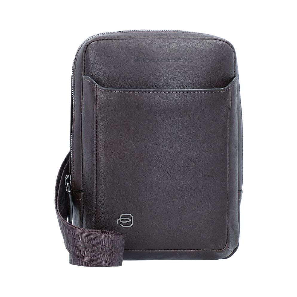 Piquadro Black Square Borsa a tracolla Vera Pelle 17 cm