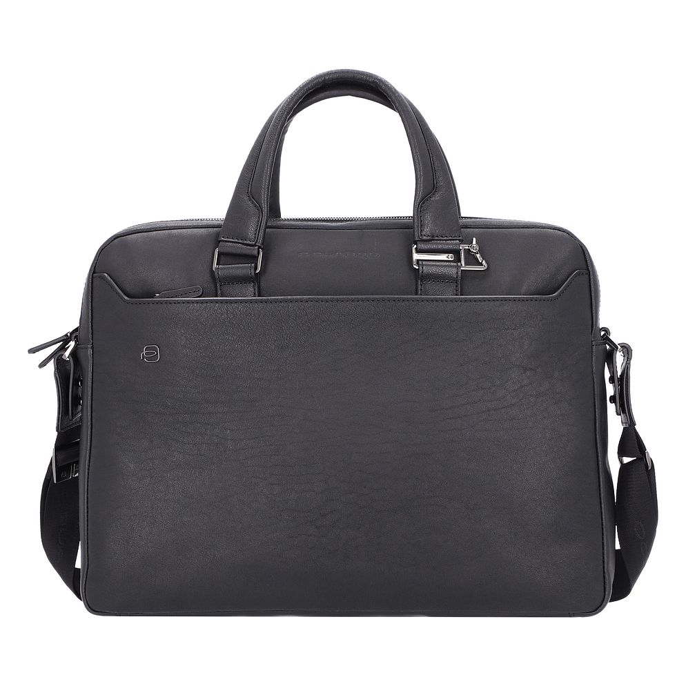 Piquadro Black Square Valigetta Vera Pelle 40 cm Vano porta PC Piquadro Black Square Valigetta Vera Pelle 40 cm Vano porta PC