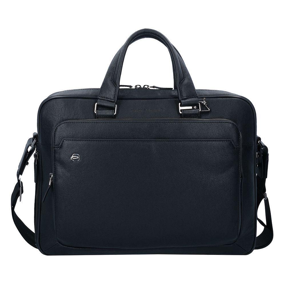 Piquadro Black Square Valigetta Vera Pelle 40 cm Vano porta PC Piquadro Black Square Valigetta Vera Pelle 40 cm Vano porta PC