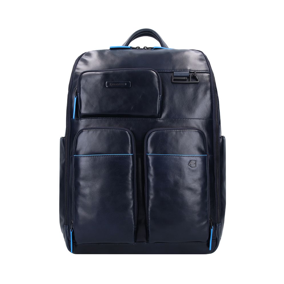 Piquadro Blue Square Revamp Zaino da lavoro Protezione RFID Vera Pelle 42 cm Vano porta PC Piquadro Blue Square Revamp Zaino da lavoro Protezione RFID Vera Pelle 42 cm Vano porta PC