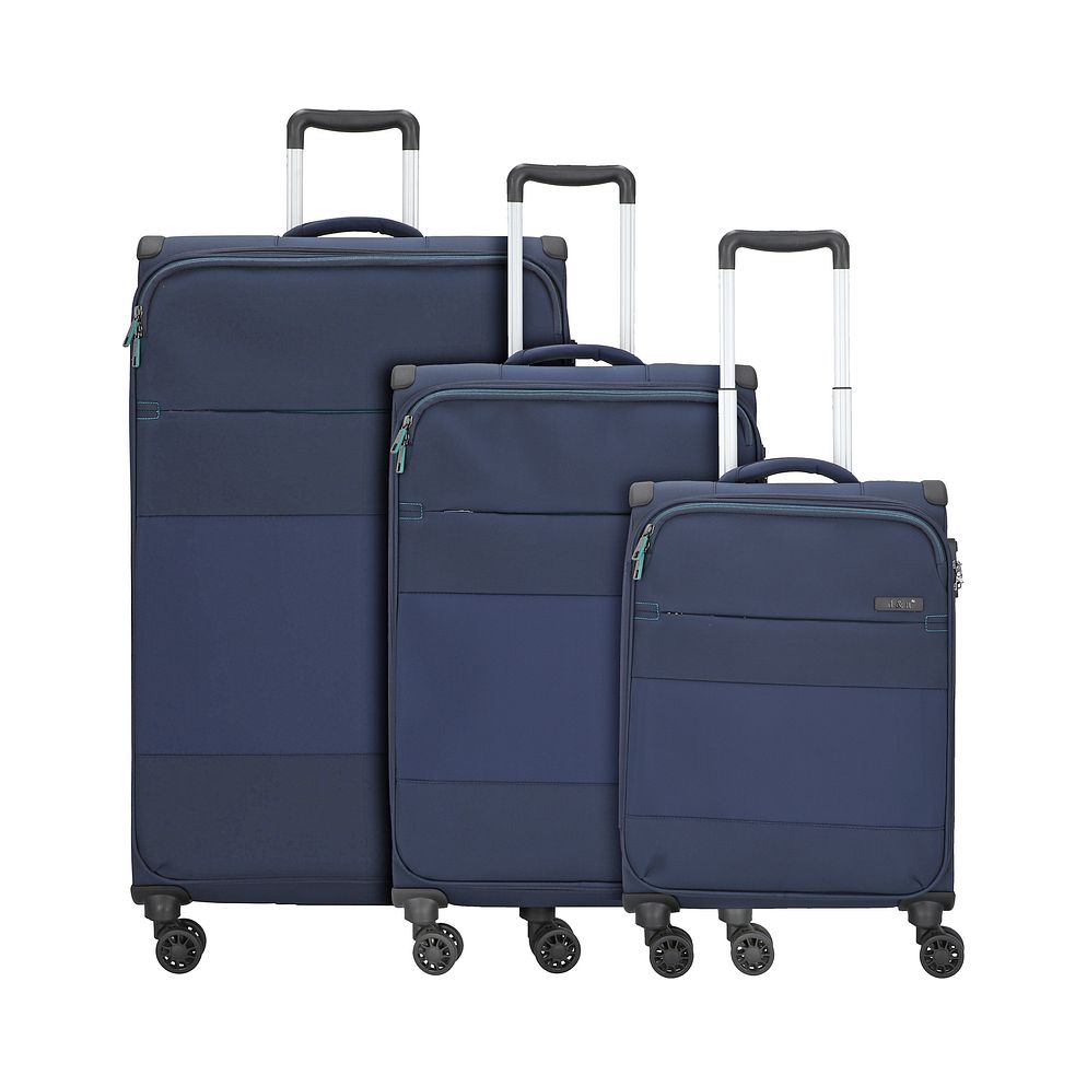 d & n Travel Line 9004 4 ruote Set di valigie 3 pezzi espandibile d & n Travel Line 9004 4 ruote Set di valigie 3 pezzi espandibile