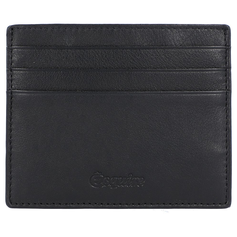 Esquire Oslo Custodia per carta di credito Protezione RFID Vera Pelle 10 cm