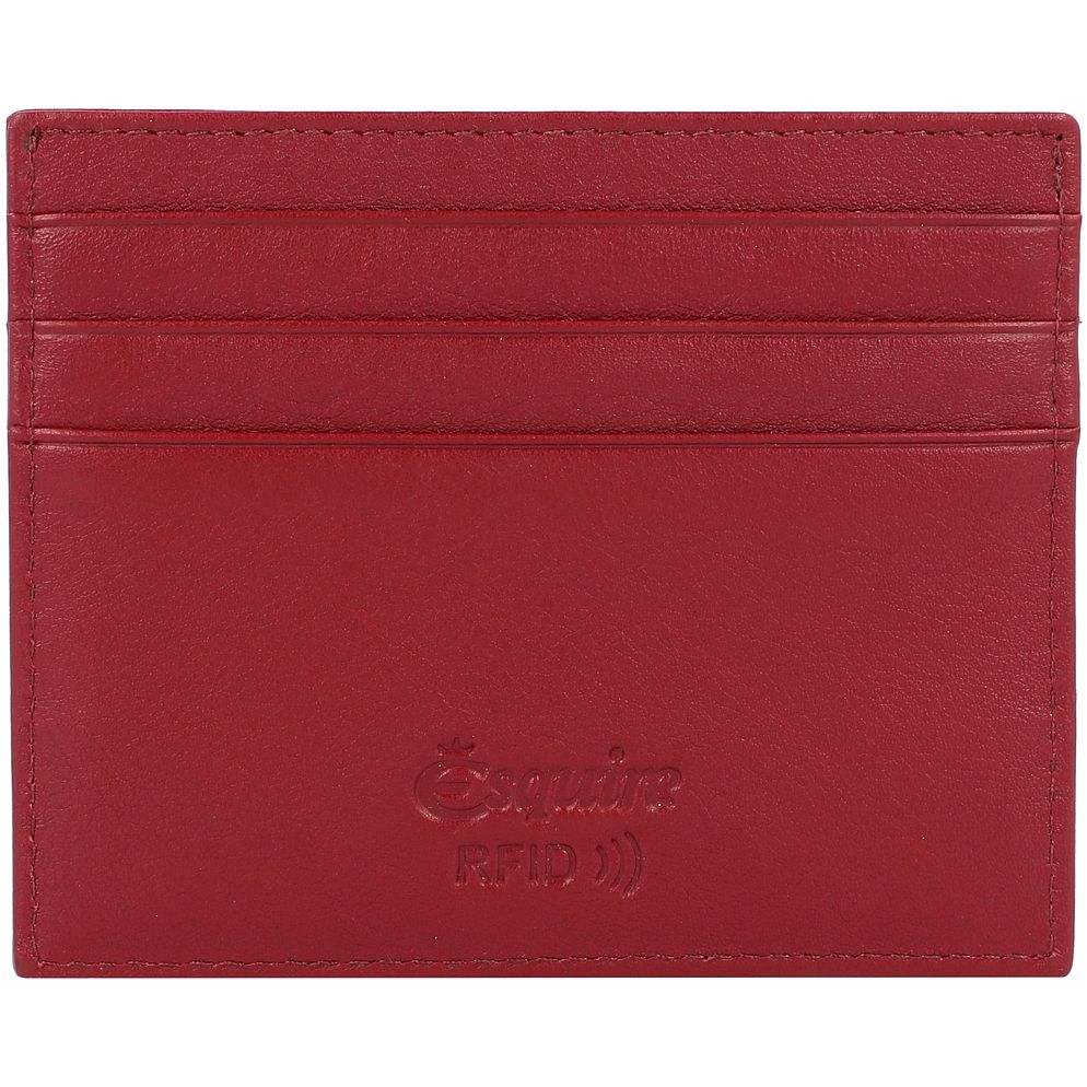 Esquire Oslo Custodia per carta di credito Protezione RFID Vera Pelle 10 cm