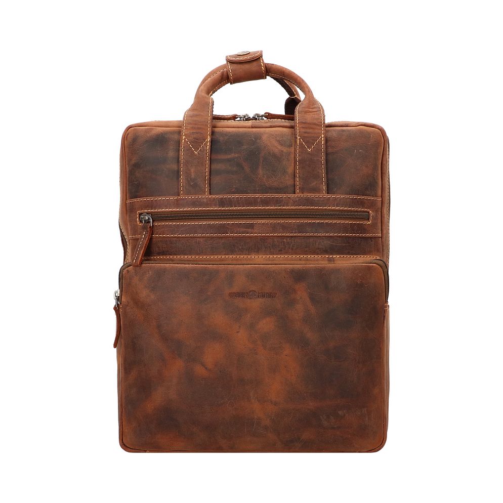 Greenburry Vintage Zaino da giorno Vera Pelle 38 cm Vano porta PC Greenburry Vintage Zaino da giorno Vera Pelle 38 cm Vano porta PC
