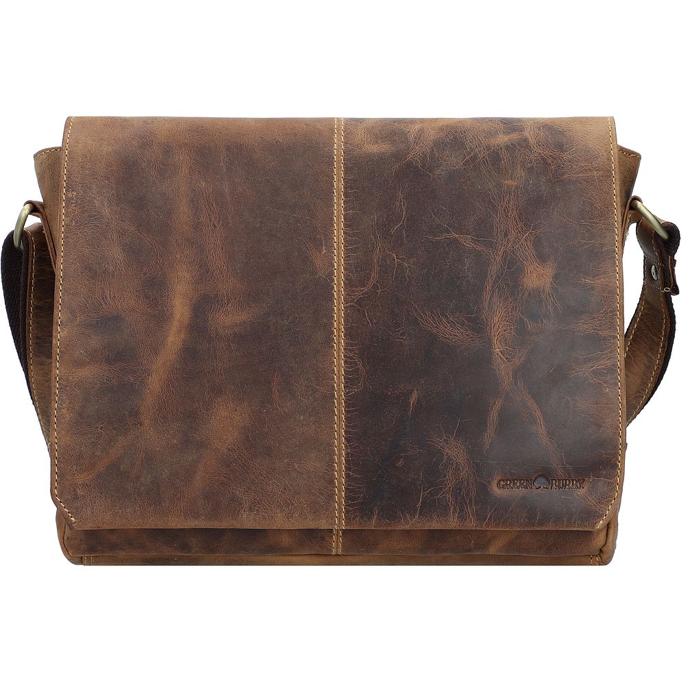 Greenburry Vintage Cartella Messenger Vera Pelle 33 cm Greenburry Vintage Cartella Messenger Vera Pelle 33 cm