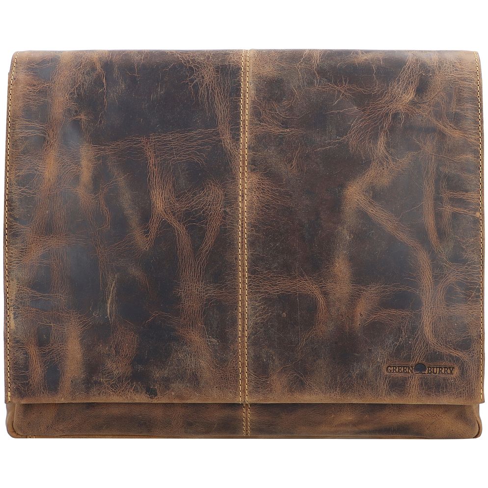 Greenburry Vintage Messengertaske Læder 39 cm Laptoprum