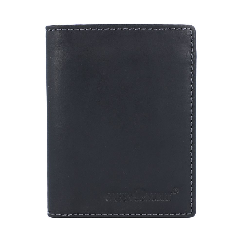 Greenburry Vintage Custodia per carta d'identità Protezione RFID Vera Pelle 9 cm Greenburry Vintage Custodia per carta d'identità Protezione RFID Vera Pelle 9 cm