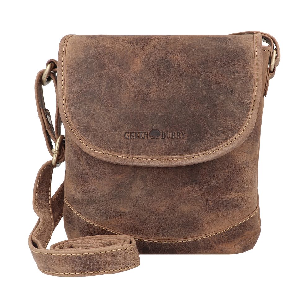 Greenburry Vintage Bolsa de hombro Piel natural 17 cm