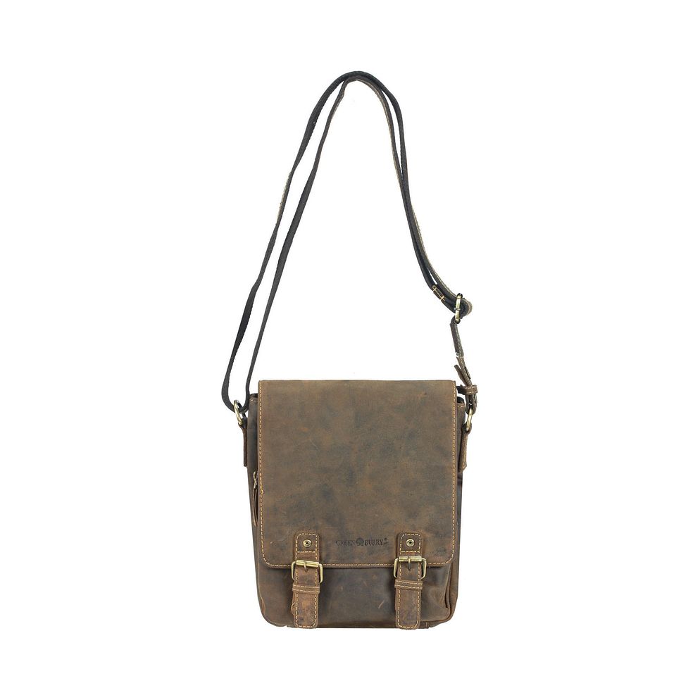 Greenburry Vintage Borsa a tracolla Vera Pelle 25 cm Greenburry Vintage Borsa a tracolla Vera Pelle 25 cm