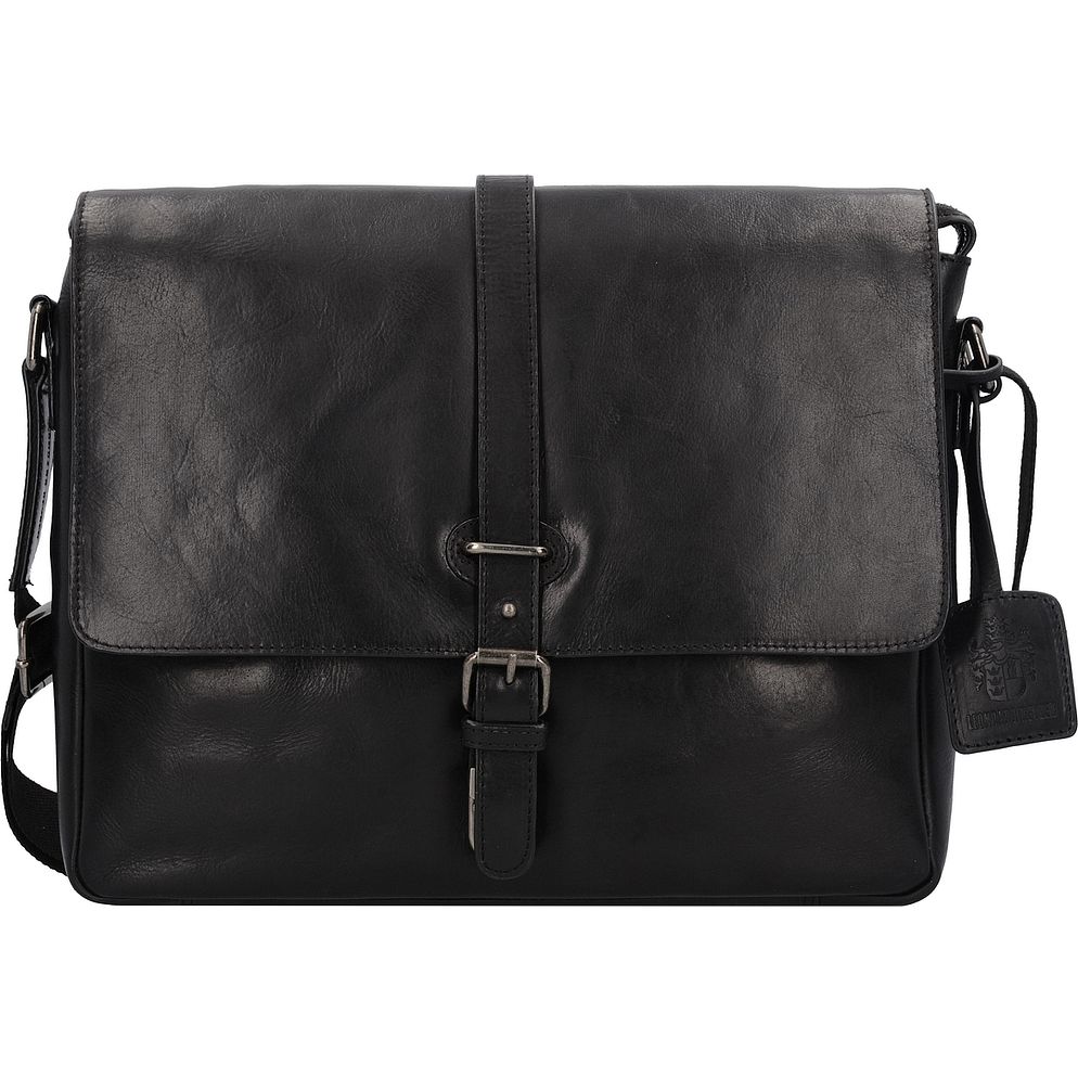 Leonhard Heyden Roma Valigetta Vera Pelle 35 cm Vano porta PC