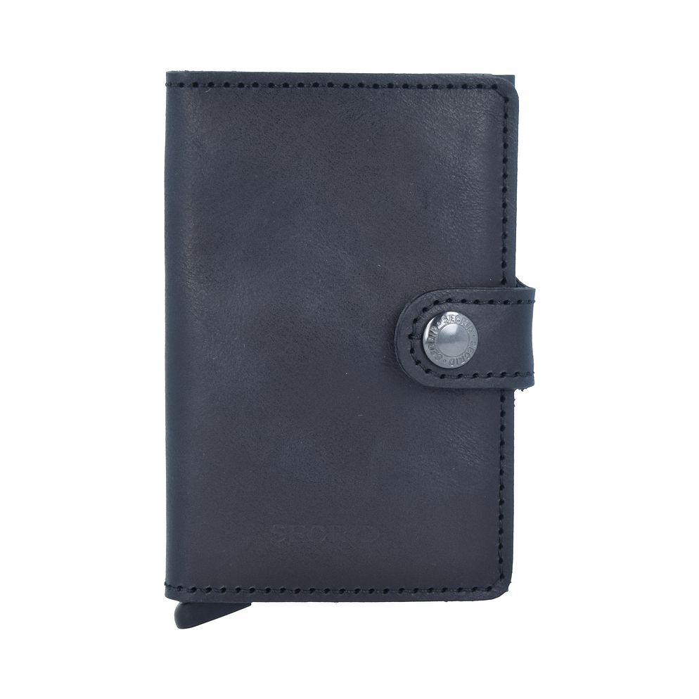 Secrid Miniwallet Custodia per carta di credito Protezione RFID Vera Pelle 6.5 cm Secrid Miniwallet Custodia per carta di credito Protezione RFID Vera Pelle 6.5 cm