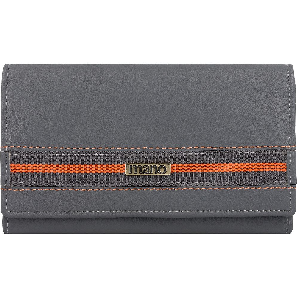 mano Don Leonardo Portafoglio Protezione RFID Vera Pelle 16 cm