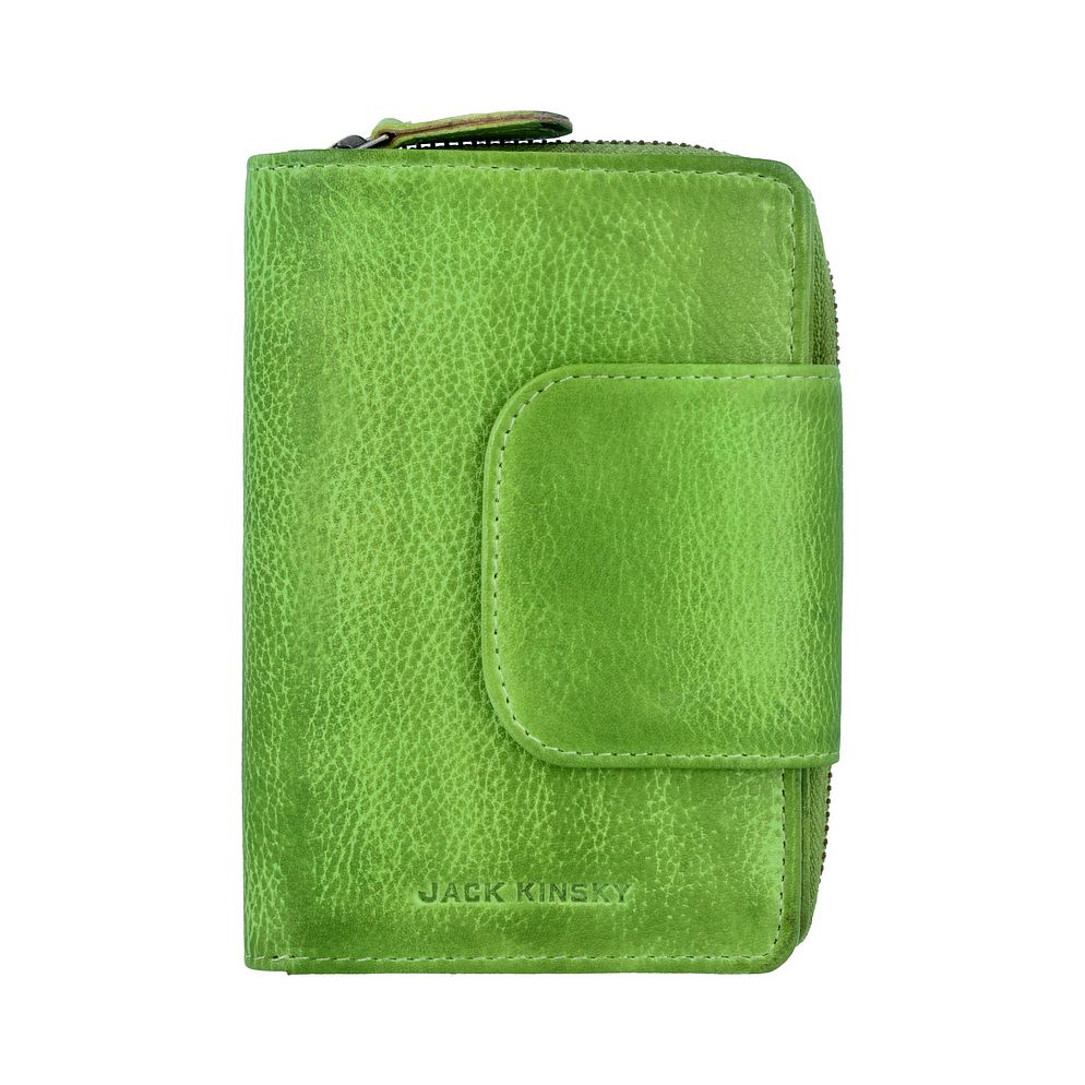 Jack Kinsky Nassau Portafoglio Vera Pelle 14 cm